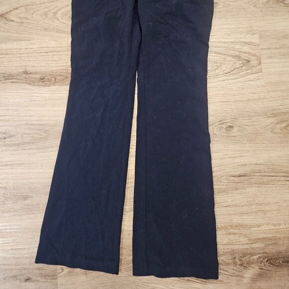 Women's Junior Navy Blue Dress Pants - Picture 2 of 5